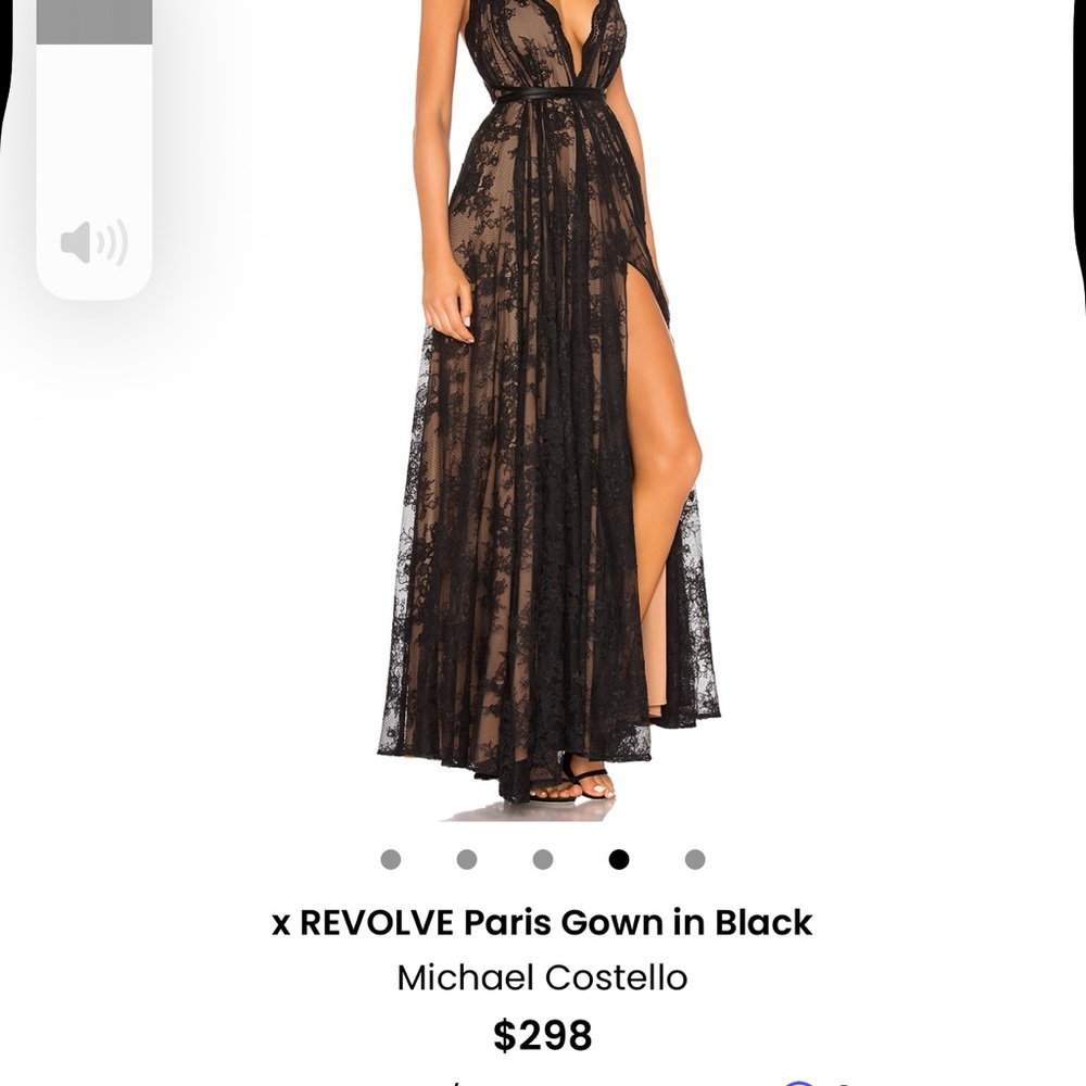 REVOLVE Black Lace Evening Dress - Picture 2 of 2